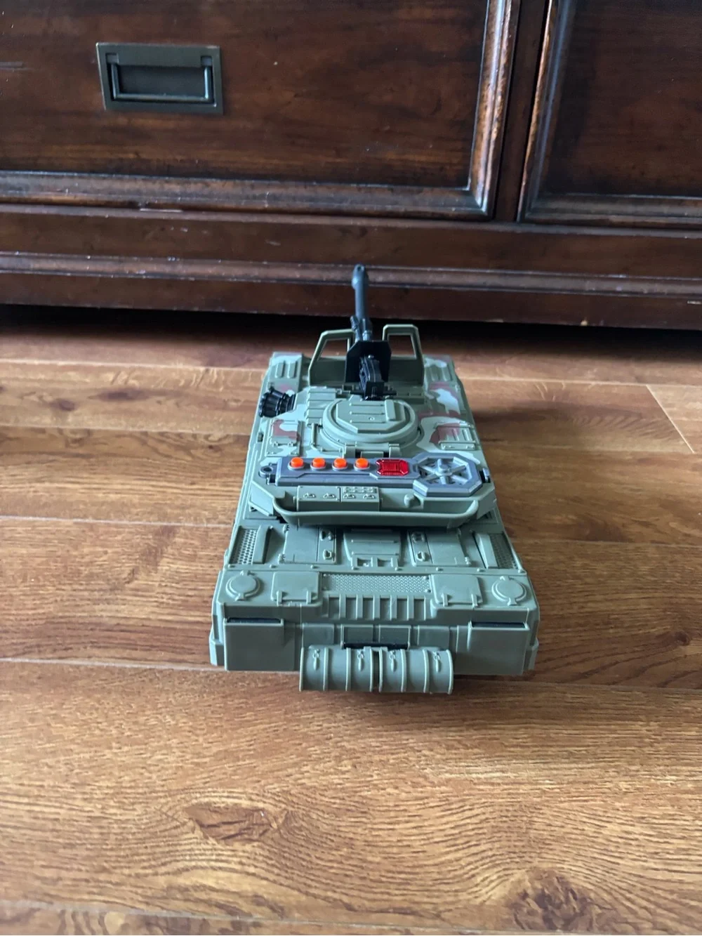 Green Camo Toy Tank - Kids Military Play